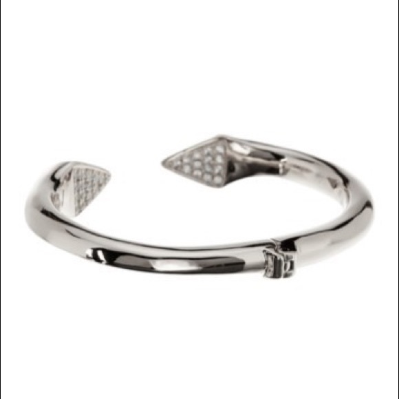 Melinda Maria Sloane Pave CZ Cuff bracelet - Picture 5 of 10